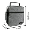 Isolierte Lunchbox Bunnybento Grau 