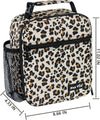 Bunnybento Insulated Lunch Box Leopard Print