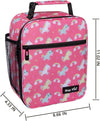 Bunnybento Insulated Lunch Box Pink Unicorn Rainbow