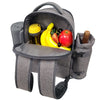 HapTim Squirrel Picknick-Rucksack für 4 Personen, Grau 